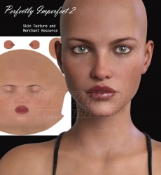 RY Perfectly Imperfect Skin 2 and Merchant Resource for Genesis 8 Female-