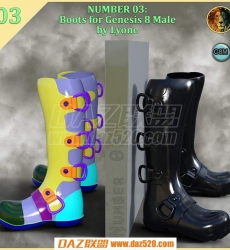 Lyones Number 03 boots for G8MDAZ- 111444