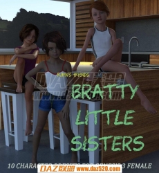 Rayns Friends C Bratty Little Sisters 64786~