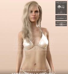 Anatomically Correct Sandy for Genesis 3 and Genesis 8 Female 79912~