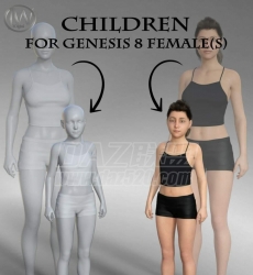 Body Shapes-Children for Genesis 8 Female 83246~