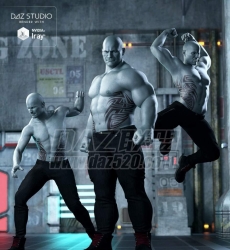 Demolisher Pose Set for Genesis 8 Male(s) -DAZˣƱ飩113558